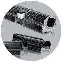 Ventilador tangencial con rotor Ø 45mm